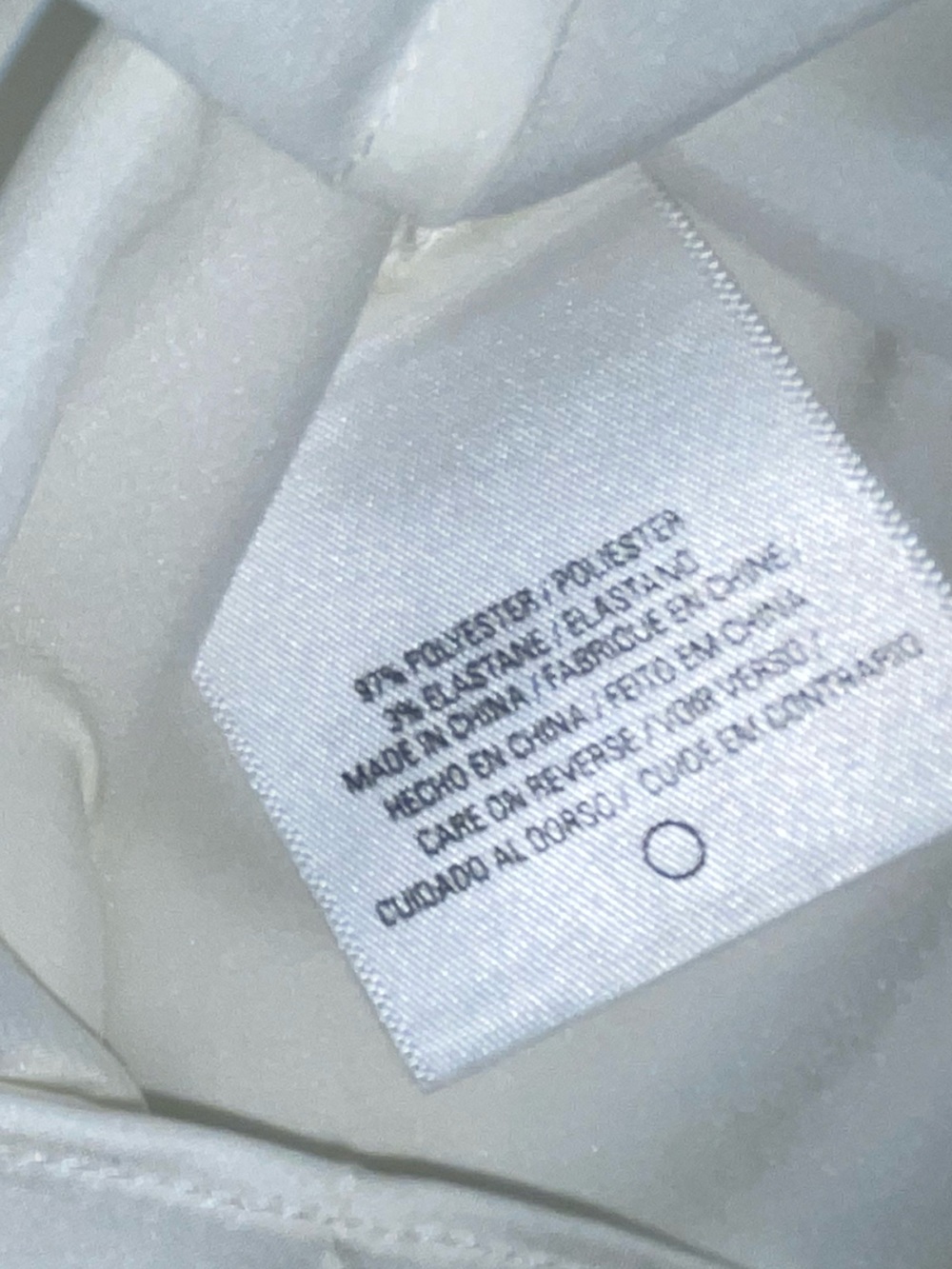 Tahari White Satin Blouse S - Picture 8 of 8